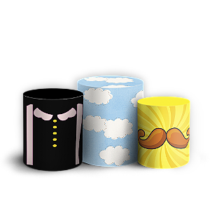 Trio Cilindro - Mundo Bita - Sublimado 3D