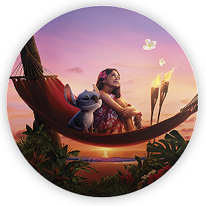 Mini Painel - Lilo Stitch - Sublimado 3D