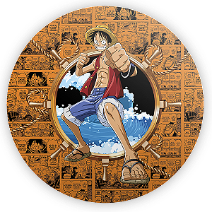 Painel Redondo - One Piece - Sublimado 3D