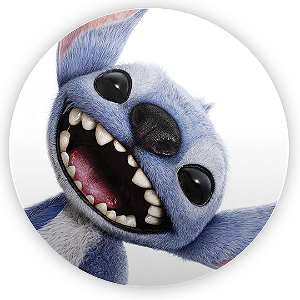 Painel Redondo - Lilo Stitch - Sublimado 3D