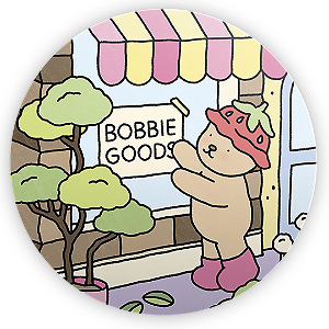 Painel Redondo - Bobbie Goods - Sublimado 3D