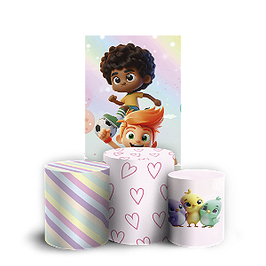 Faixa Lateral e Trio Cilindro Sublimado 3D Vest Facil - Mundo Bita