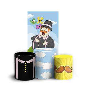 Faixa Lateral e Trio Cilindro Sublimado 3D Vest Facil - Mundo Bita