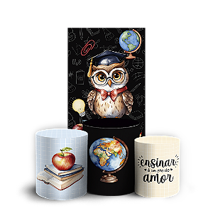 Faixa Lateral e Trio Cilindro Sublimado 3D Vest Facil - Dia Dos Professores