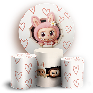 KIT Redondo e Trio - Labubu - Sublimado 3D