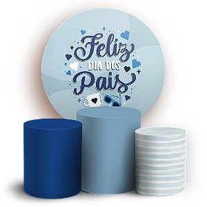 KIT Redondo e Trio - Dia Dos Pais - Sublimado 3D