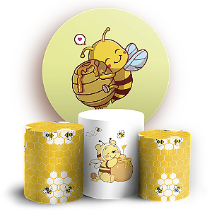 KIT Redondo e Trio - Abelha - Sublimado 3D