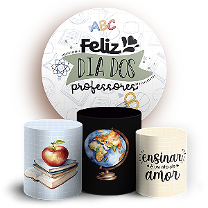 KIT Redondo e Trio - Dia Dos Professores - Sublimado 3D