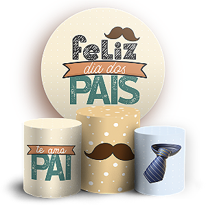 KIT Redondo e Trio - Dia Dos Pais - Sublimado 3D