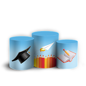 Trio Cilindro - Vuelta a Clases ES - Sublimado 3D