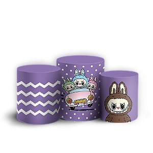 Trio Cilindro - Labubu - Sublimado 3D