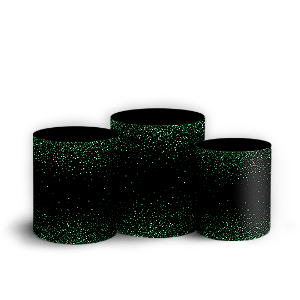 Trio Cilindro - Glitter Feliz Cumpleaños ES - Sublimado 3D