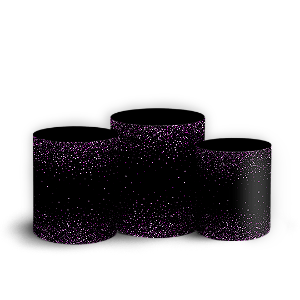 Trio Cilindro - Glitter Feliz Cumpleaños ES - Sublimado 3D