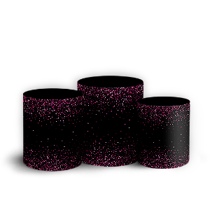 Trio Cilindro - Glitter Feliz Cumpleaños ES - Sublimado 3D