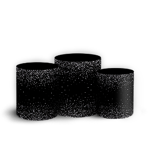 Trio Cilindro - Glitter Feliz Cumpleaños ES - Sublimado 3D