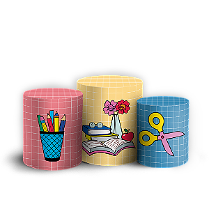 Trio Cilindro - Dia del Maestro ES - Sublimado 3D