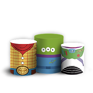 Trio Cilindro - Toy Story - Sublimado 3D