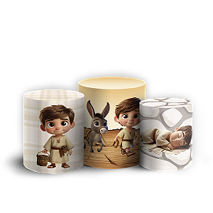 Trio Cilindro - Tu Es Pedro - Sublimado 3D