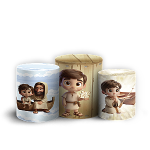 Trio Cilindro - Tu Es Pedro - Sublimado 3D