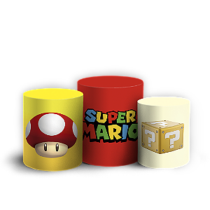 Trio Cilindro - Super Mario - Sublimado 3D
