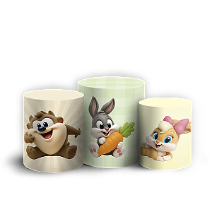 Trio Cilindro - Looney Tunes - Sublimado 3D