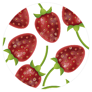 Mini Painel - Morango Do Amor - Sublimado 3D