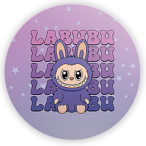 Mini Painel - Labubu - Sublimado 3D
