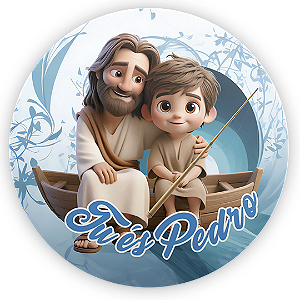 Mini Painel - Tu Es Pedro - Sublimado 3D