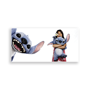 Painel Retangular - Lilo Stitch - Sublimado 3D