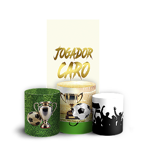 Faixa Lateral e Trio Cilindro Sublimado 3D Vest Facil - Futebol