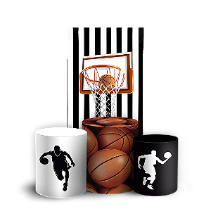 Faixa Lateral e Trio Cilindro Sublimado 3D Vest Facil - Basquete