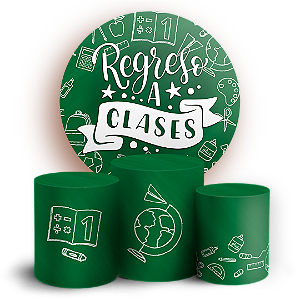 KIT Redondo e Trio - Vuelta a Clases ES - Sublimado 3D