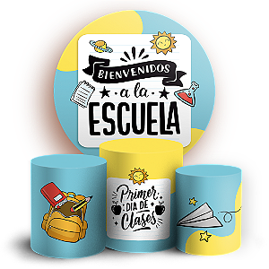 KIT Redondo e Trio - Vuelta a Clases ES - Sublimado 3D