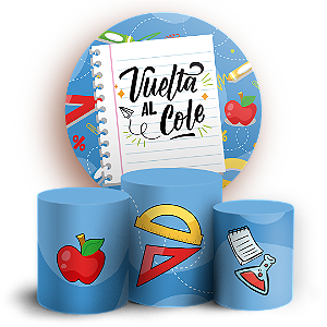 KIT Redondo e Trio - Vuelta a Clases ES - Sublimado 3D