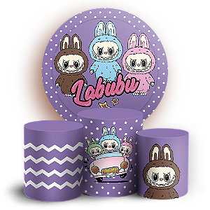 KIT Redondo e Trio - Labubu - Sublimado 3D