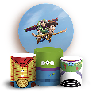 KIT Redondo e Trio - Toy Story - Sublimado 3D