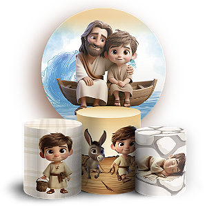 KIT Redondo e Trio - Tu Es Pedro - Sublimado 3D