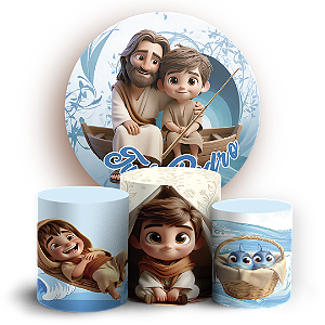 KIT Redondo e Trio - Tu Es Pedro - Sublimado 3D