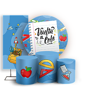 KIT Redondo Trio e Faixa - Vuelta a Clases ES - Sublimado 3D