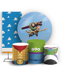KIT Redondo Trio e Faixa - Toy Story - Sublimado 3D