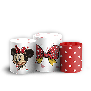 Trio Cilindro - Minnie - Sublimado 3D
