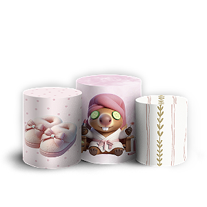 Trio Cilindro - Capivara - Sublimado 3D
