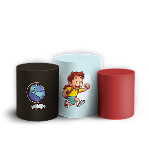 Trio Cilindro - Regreso a Clases ES - Sublimado 3D