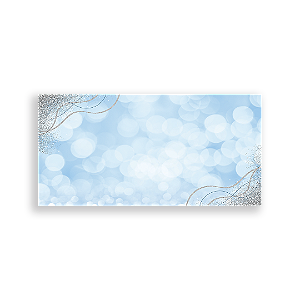 Painel Retangular - Fundo Glitter Azul By Vivi Mide - Sublimado 3D