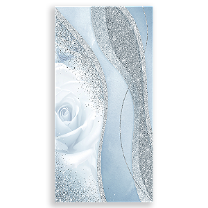 Faixa Lateral - Fundo Glitter Azul By Vivi Mide - Sublimado 3D