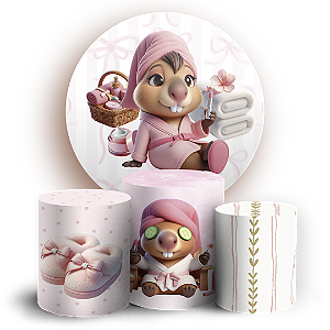 KIT Redondo e Trio - Capivara - Sublimado 3D