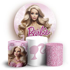 KIT Redondo e Trio - Barbie - Sublimado 3D