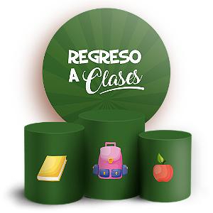 KIT Redondo e Trio - Regreso a Clases ES - Sublimado 3D
