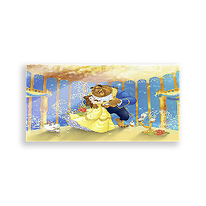 Painel Retangular - A Bela E A Fera - Sublimado 3D