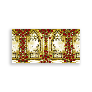 Painel Retangular - A Bela E A Fera - Sublimado 3D